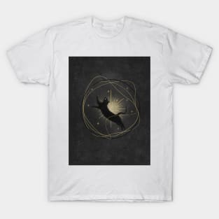 Cosmic black cat T-Shirt